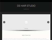 Tablet Screenshot of dshairstudio.com